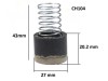 Supapa de schimb cu arc pentru supapa de sens la cap compresor CH104 Mod.27 27x21.5mm M