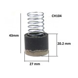 Supapa de schimb cu arc pentru supapa de sens la cap compresor CH104 Mod.27 27x21.5mm M