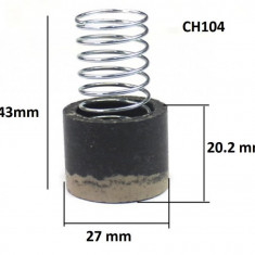 Supapa de schimb cu arc pentru supapa de sens la cap compresor CH104 Mod.27 27x21.5mm M