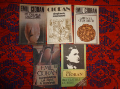 Cioran -5 carti Silogismele Pe culmile Revelatiile Schimbarea Amurgul gandurilor foto