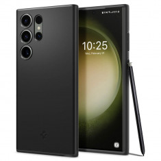 Husa Spigen Thin Fit pentru Samsung Galaxy S23 Ultra Negru