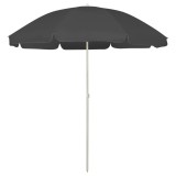 vidaXL Umbrelă de plajă, antracit, 240 cm