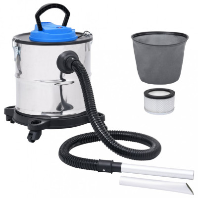 Aspirator de cenușă filtru HEPA, 1200 W, 20 L, oțel inoxidabil foto