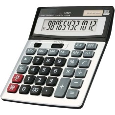Calculator de Birou CL-1200V, Alimentare dubla Solar si Baterie,12 Cifre, Display Mare, Design Colorat, Functii Financiare