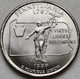 25 cents / quarter 1999 USA, Pennsylvania, unc, litera P