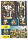 bnk cp Sinaia - Castelul Peles - Vitralii - uzata
