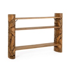 Consola lemn natur Arwood 156x36x110 cm