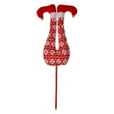 Cumpara ieftin Decoratiune Elf Craciun textil alb rosu 19x4x50 cm
