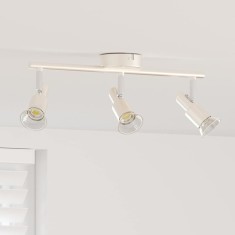 vidaXL Spot de tavan Nichel șlefuit 39 x 10.5 x 10.5 cm Oțel 4108209