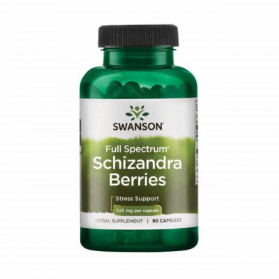 Schizandra Berries 525 miligrame 90 capsule Swanson foto