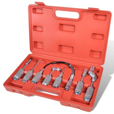 Set Pistol lubrifiere cu adaptator și varfuri 7 buc 210169 foto