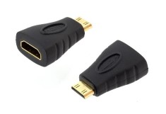 Adaptor HDMI mama- Mini HDMI tata, full HD, negru