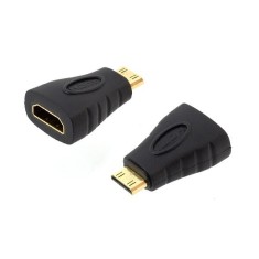 Adaptor HDMI mama- Mini HDMI tata, full HD, negru