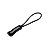 Tragator reflectorizant pentru fermoar Crisalida, lungime 70 mm, Negru