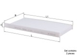 MAHLE LA 468/S Filtru, aer habitaclu