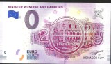 !!! 0 EURO SOUVENIR - GERMANIA , HAMBURG , MINIATUR WUNDERLAND - 2018.5 - UNC