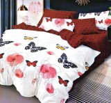 Cumpara ieftin Lenjerie de pat 2PXXL bumbac finet 4 piese, cearceaf pat clasic 220x230, cearceaf pilota 200x220, 2 fete perna 50x70, ELV4 Relax KipRoom, Somnart