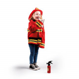 Set costum si accesorii pompier pentru copii PlayLearn Toys, BigJigs Toys