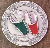 CB 2 19 - Medalie tematica militara - Fortele armate italiene la a 50-a aniversare a razboiului de eliberare - 1995