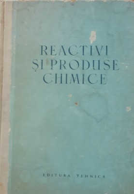 Reactivi si produse chimice - V.I. KUZNETOV, R. L. GLOBUS foto