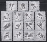 Rusia 2014 - Jocurile Olimpice de iarnă, Soci, Serie + Bloc, 4 Poze, MNH