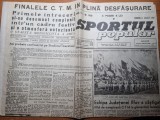 Sportul popular 7 august 1949-motociclism,capionatul de sah din iasi,handbal