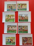 YEMEN, FOTBAL - SERIE COMPLETĂ MNH IMPERF.