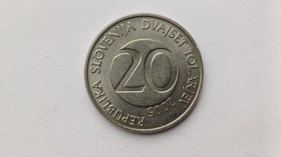 Slovenia -20 Tolari 2005 foto