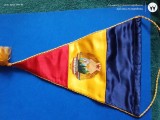 fanion matase groasa Federatia Romana de MOTOCROS , Republica Socialista Romania , dimensiuni aproximativ 25 cm x15 cm