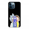 Husa compatibila cu Apple iPhone 12 Pro Silicon Gel Tpu Model Rick And Morty Connected