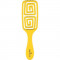 Perie de par parfumata dreptunghiulara Perfume Yellow Top Choice 64494, 23 cm