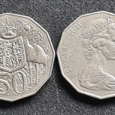 Australia 50 cents centi 1983