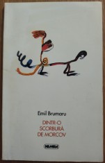 EMIL BRUMARU - DINTR-O SCORBURA DE MORCOV (VERSURI, 1998 / DESENE DE RAZVAN LUSCOV) [DEDICATIE / AUTOGRAF]