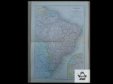 Harta color Brazilia 1900