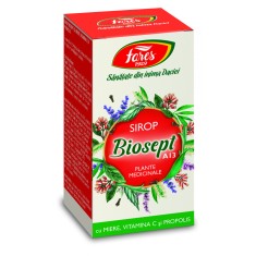 Sirop biosept propolis, miere si vit.c 100ml fares
