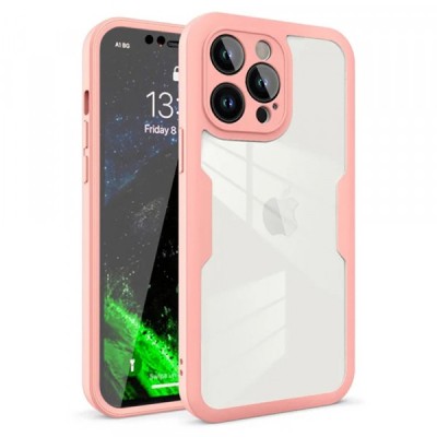 Husa pentru Apple iPhone 12 Pro, Techsuit, ColorVerse 360, Roz foto