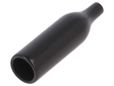 Carcasa de protec?ie siguran?e cilindrice neagra UL94V-0 din PVC foto