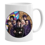 Cana alba personalizata wednesday nevermore academy, INOVATIX&reg;. 330 ml, Oem