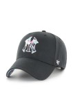 47 brand șapcă MLB New York Yankees culoarea negru, cu imprimeu, B-DGTSM17CTP-BK