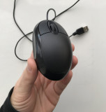 Mouse Optic Pentru Laptop (dimensiuni reduse, cablu 100cm), USB, Optica