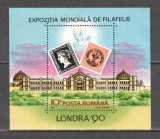 Romania.1990 Expozitia filatelica LONDRA-Bl. YR.894, Nestampilat