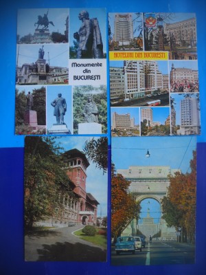 HOPCT LOT 2009 - BUCURESTI -4 CARTI POSTALE-CIRCULATE foto