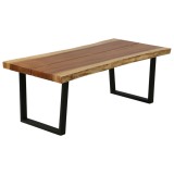 Cumpara ieftin Măsuță de cafea din lemn masiv de suar, 102 x 56 x 41 cm