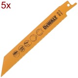 DeWalt S922BF - Panza fierastrau sabie bimetal 152 mm 14 dinti/inch dantura standard 5 bucati