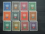 LIECHTENSTEIN SERIE STEMA MNH