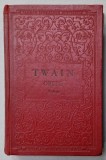 MARK TWAIN , OPERE , VOLUMUL III : NUVELE , SCHITE , PAMFLETE , in romaneste de PETRU COMARNESCU ....PETRE SOLOMON , 1956