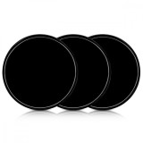 Set 3 Suporti antiderapanti pentru bord Kwmobile, Negru, Silicon, 43408.01