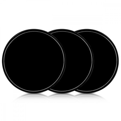 Set 3 Suporti antiderapanti pentru bord Kwmobile, Negru, Silicon, 43408.01 foto
