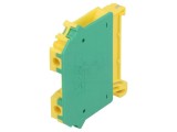 Conector de &Icirc;mbinare pentru Șine 0,5-6mm&sup2; 2 Borne Galben-Verde