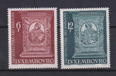 LUXENBURG ARTA, PICTURA MI. 952-953 MNH foto